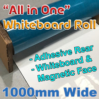 Magnetic & Whiteboard Front with Adhesive Rear (1000mm Wide - Roll)