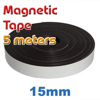 Magnetic Tape / Adhesive Face - 15mm x 5M