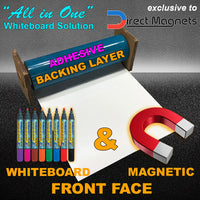 Magnetic & Whiteboard Front with Adhesive Rear (600mm Wide - Roll)