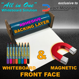 Sample - Magnetic & Whiteboard Front with Adhesive Rear (A4 Sheet)