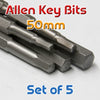 50mm Allen Key Bit (Set of 5)