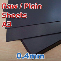 Sheet - Raw Plain Blank - A3 x 0.4mm (1 Per Pack)