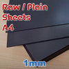Sheet - Raw Plain Blank - A4 x 1.0mm (1 Per Pack)