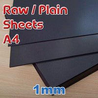 Sheet - Raw Plain Blank - A4 x 1.0mm (1 Per Pack)